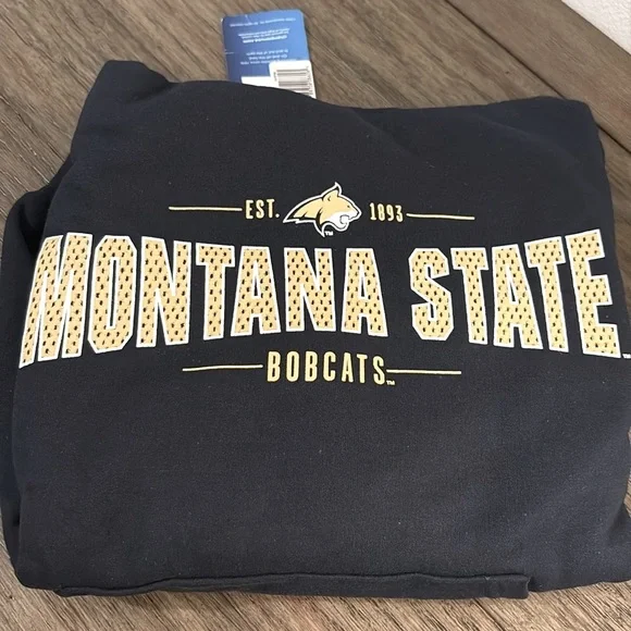 NWT [Champion] Montana State Bobcats NCAA Fleece Hoodie Sweatshirt Youth M (7-8) - Picture 5 of 9